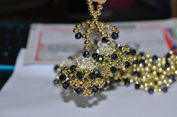 福美织珠厂手工串珠饰品挂件 圣诞风铃 促销赠送礼品品少量批发